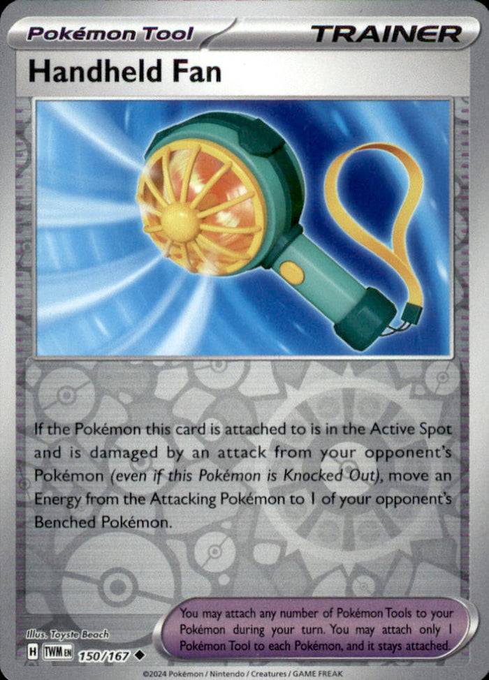 Handheld Fan Reverse Holo Uncommon SV06: Twilight Masquerade 150/167 NM