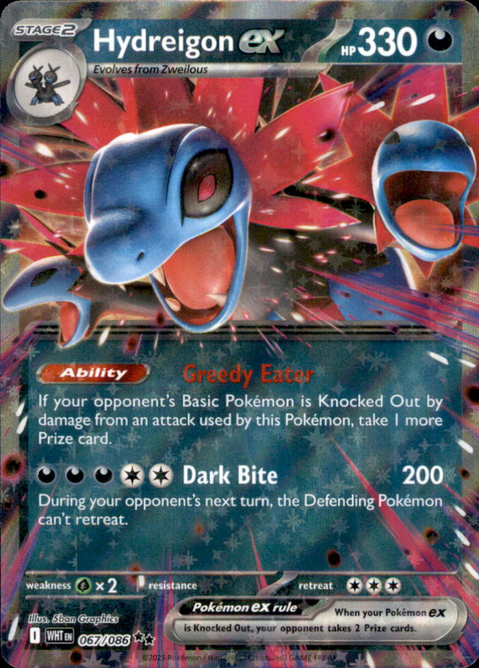 Hydreigon ex Holo Double Rare SV: White Flare 067/086 NM