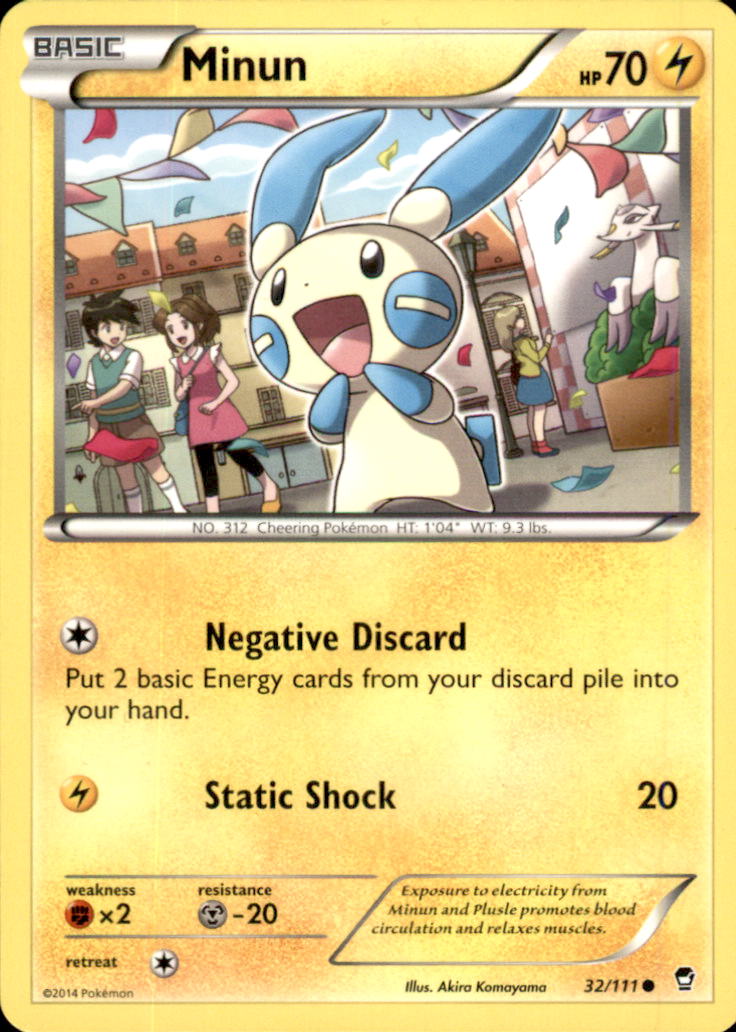 Minun Common XY - Furious Fists 32/111 NM