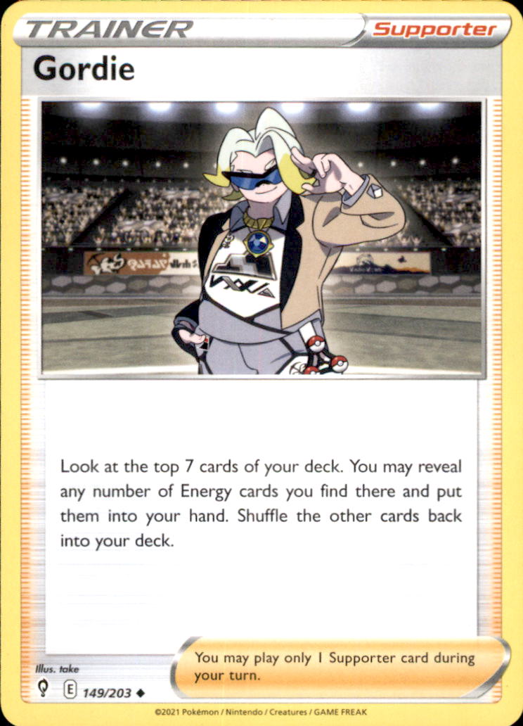 Gordie Uncommon SWSH07: Evolving Skies 149/203 NM