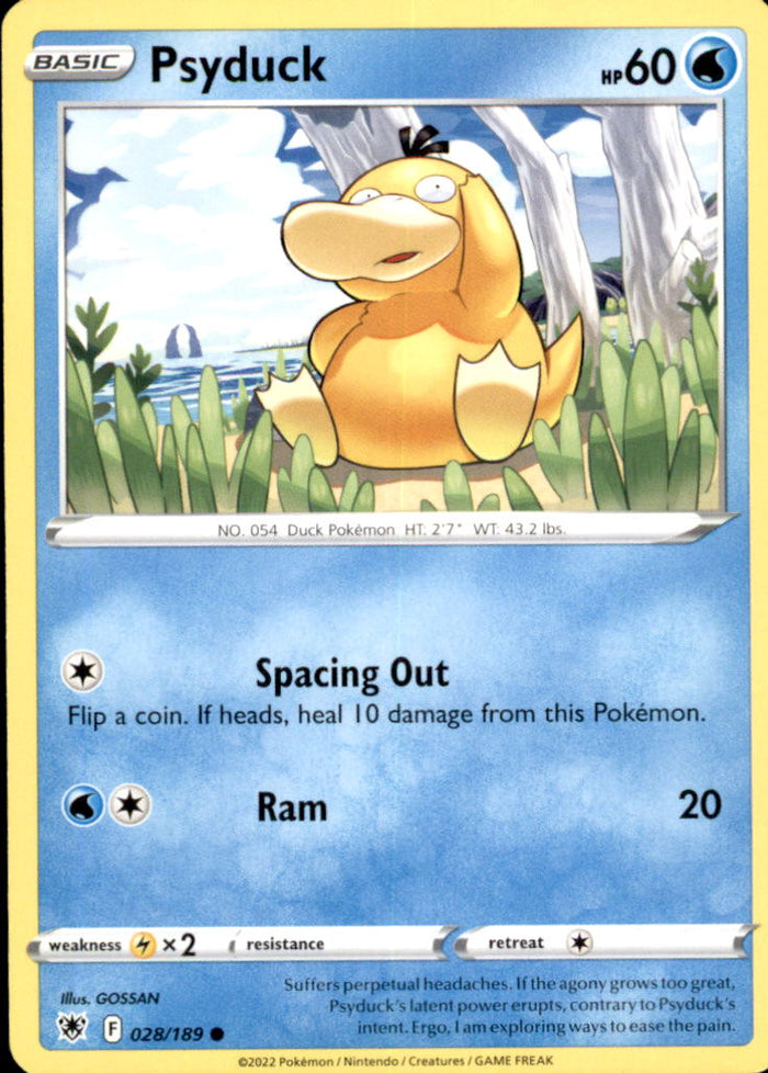 Psyduck Common SWSH10: Astral Radiance 028/189 NM