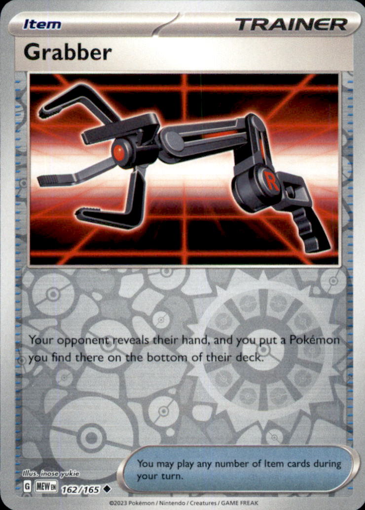 Grabber Reverse Holo Uncommon SV: Scarlet & Violet 151 162/165 NM
