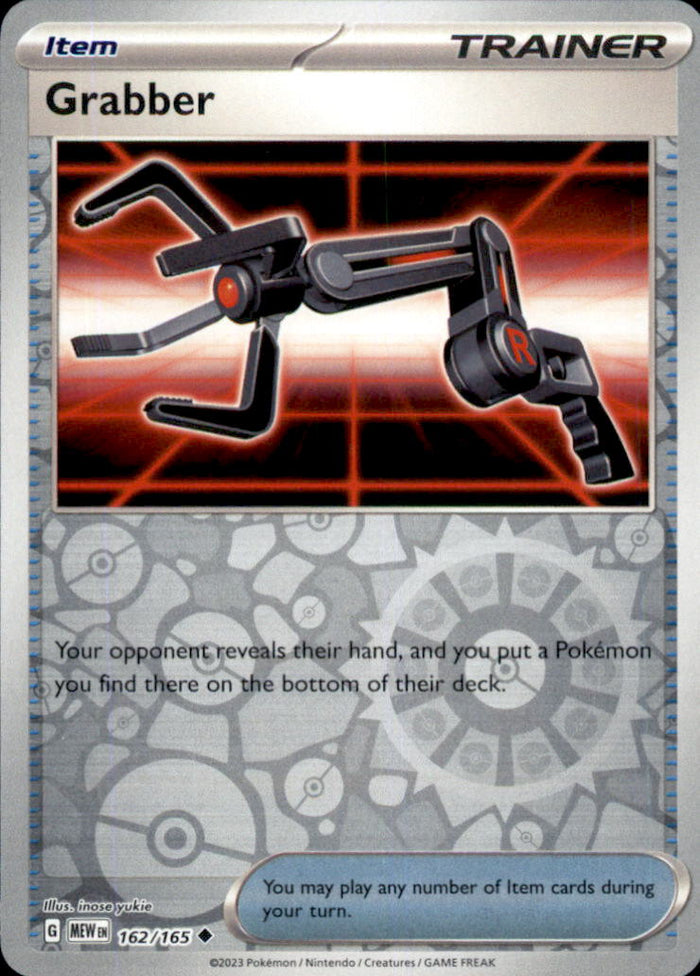 Grabber Reverse Holo Uncommon SV: Scarlet & Violet 151 162/165 NM