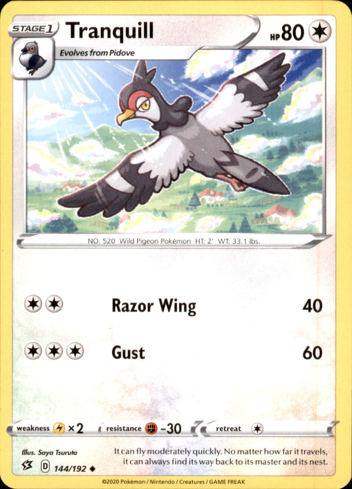 Tranquill Uncommon SWSH02: Rebel Clash 144/192 NM