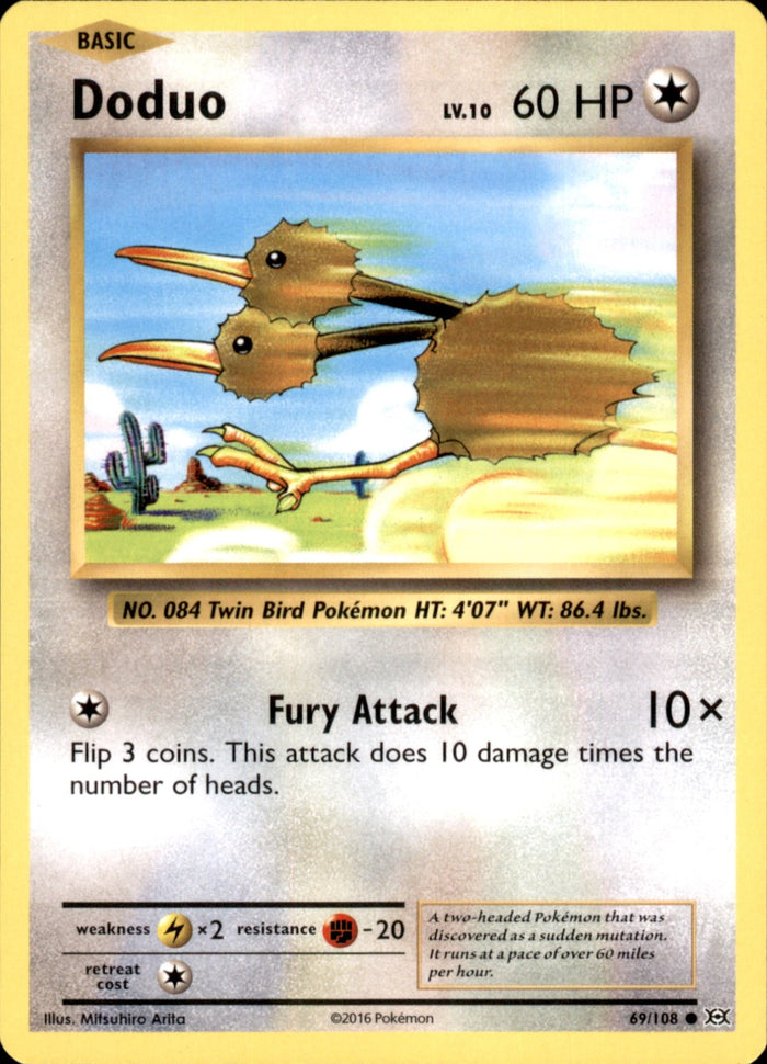 Doduo Common XY - Evolutions 69/108 NM