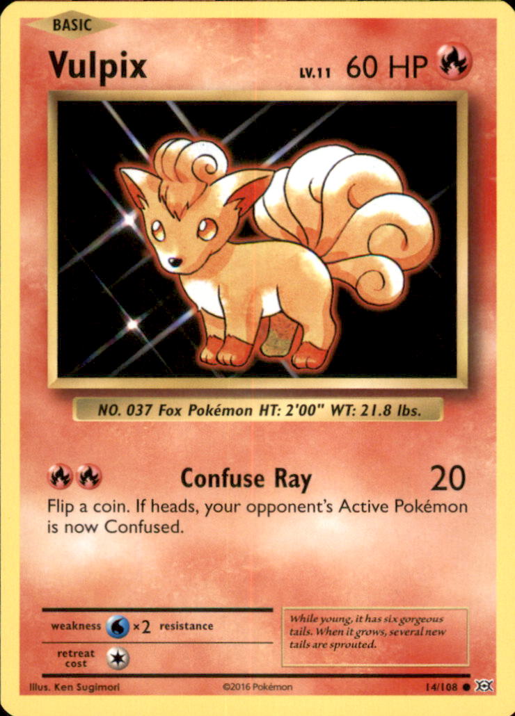 Vulpix Common XY - Evolutions 14/108 NM