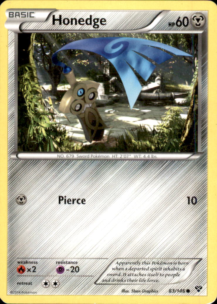 Honedge Common XY Base Set 83/146 NM