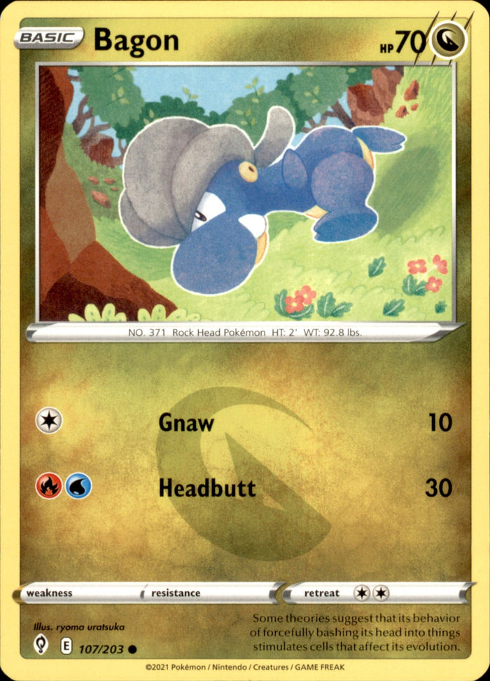 Bagon Common SWSH07: Evolving Skies 107/203 NM