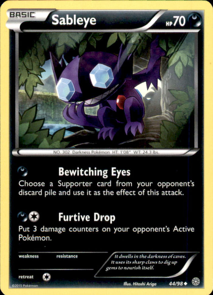 Sableye Uncommon XY - Ancient Origins 44/98 NM