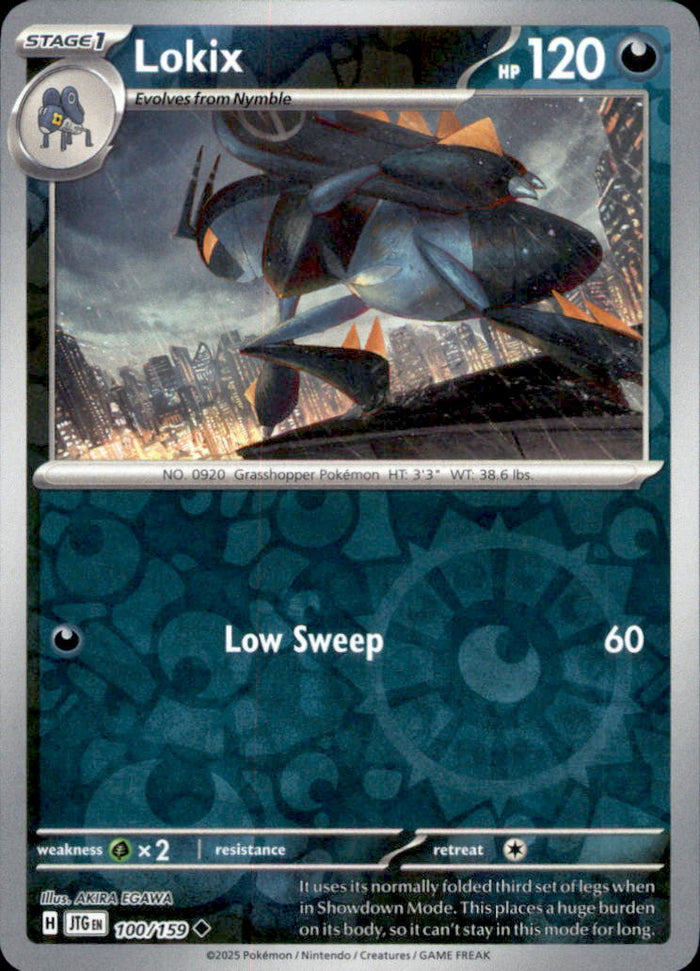 Lokix Reverse Holo Uncommon SV09: Journey Together 100/159 NM