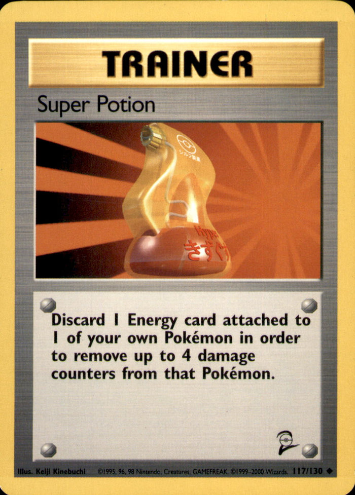 Super Potion Uncommon Base Set 2 117/130 LP