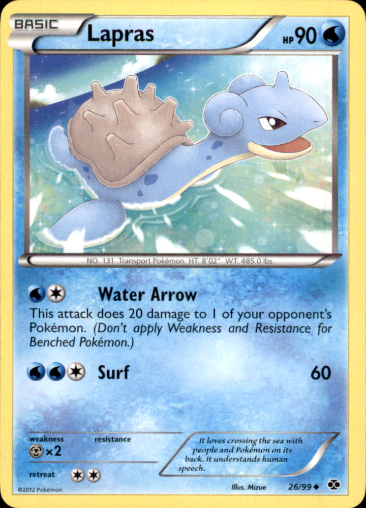 Lapras (26) Uncommon Next Destinies 26/99 NM
