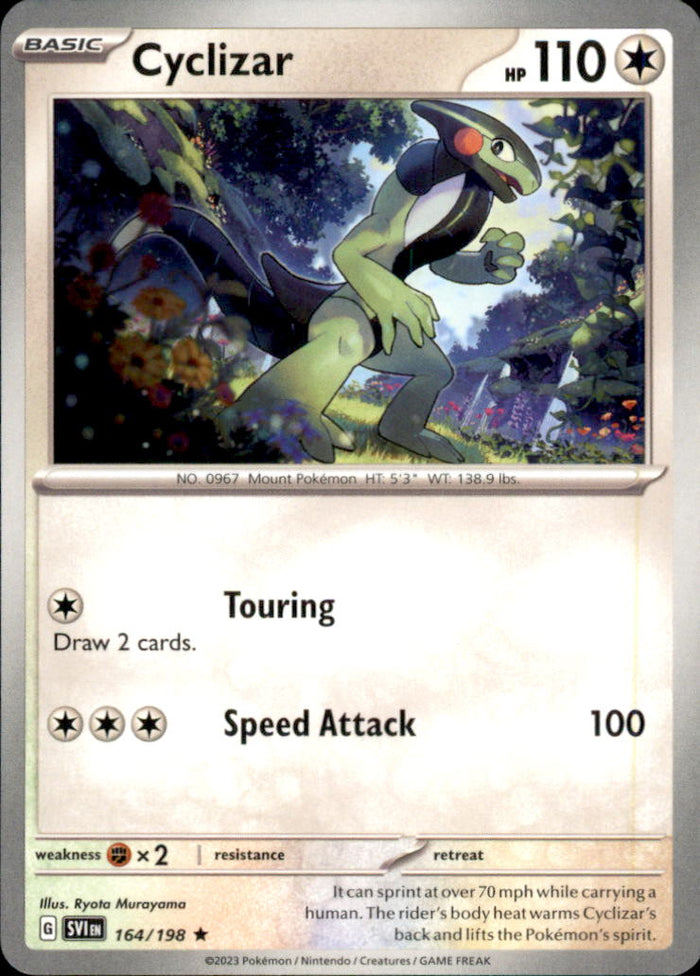 Cyclizar Holo Rare SV01: Scarlet & Violet Base Set 164/198 NM