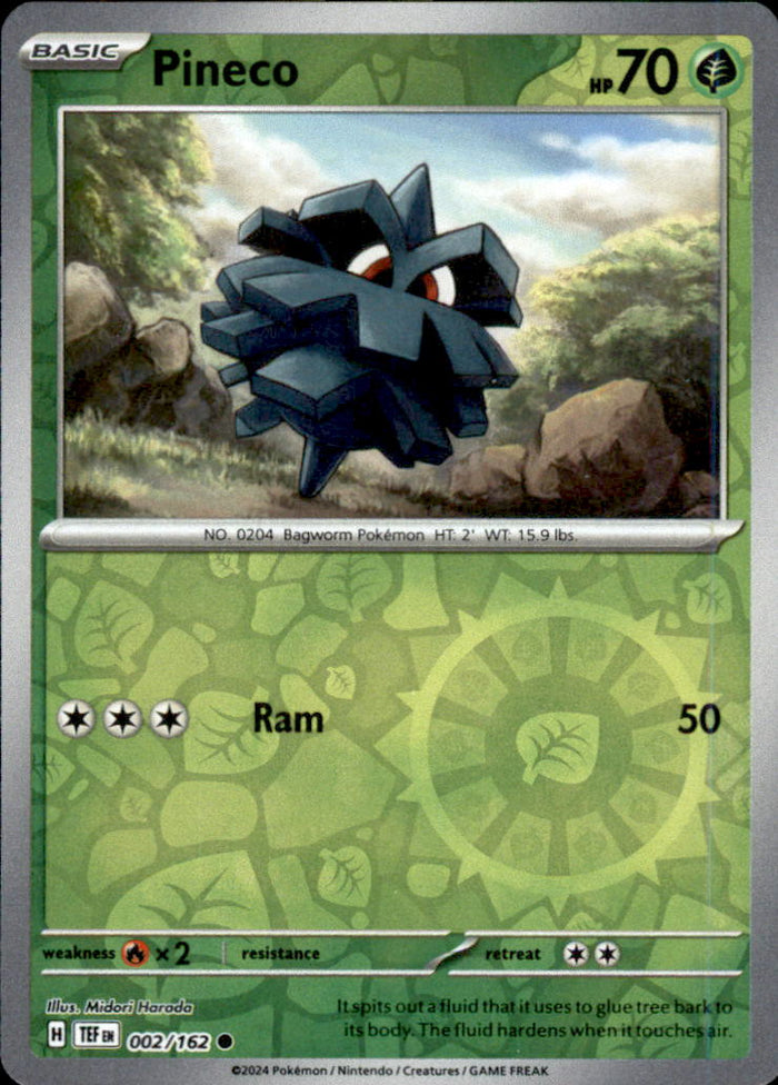 Pineco Reverse Holo Common SV05: Temporal Forces 002/162 NM