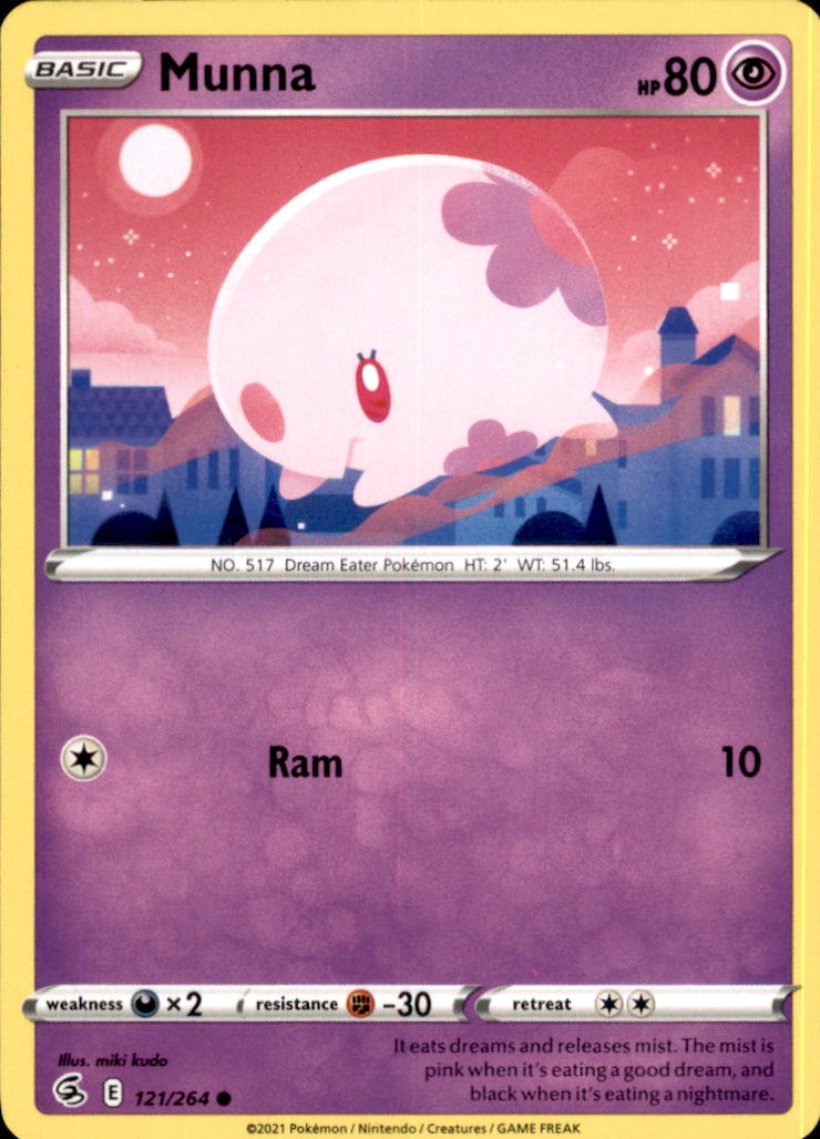 Munna Common SWSH08: Fusion Strike 121/264 NM
