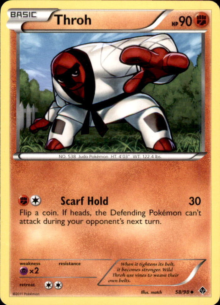 Throh Uncommon Emerging Powers 58/98 NM