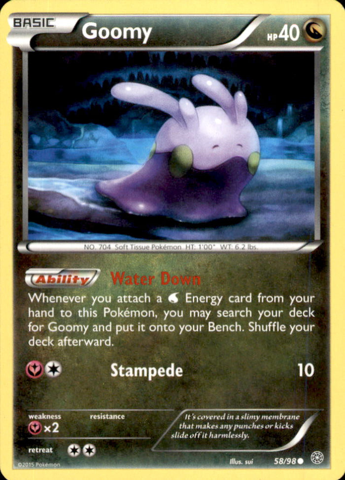 Goomy Common XY - Ancient Origins 58/98 NM