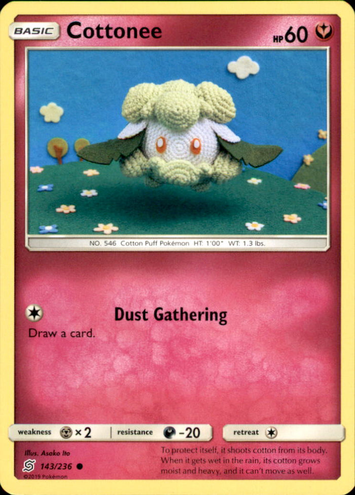 Cottonee Common SM - Unified Minds 143/236 NM