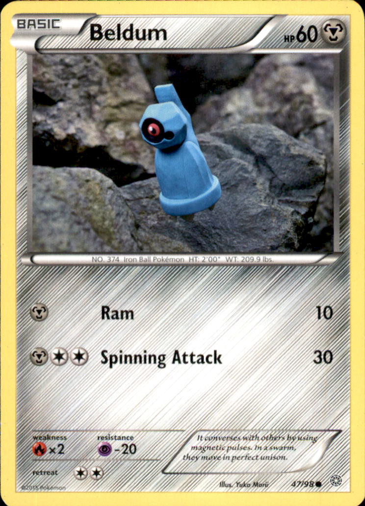 Beldum Common XY - Ancient Origins 47/98 NM