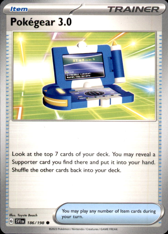 Pokegear 3.0 Common SV01: Scarlet & Violet Base Set 186/198 NM