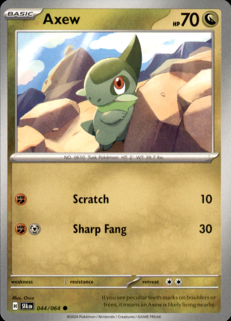 Axew Common SV: Shrouded Fable 044/064 NM