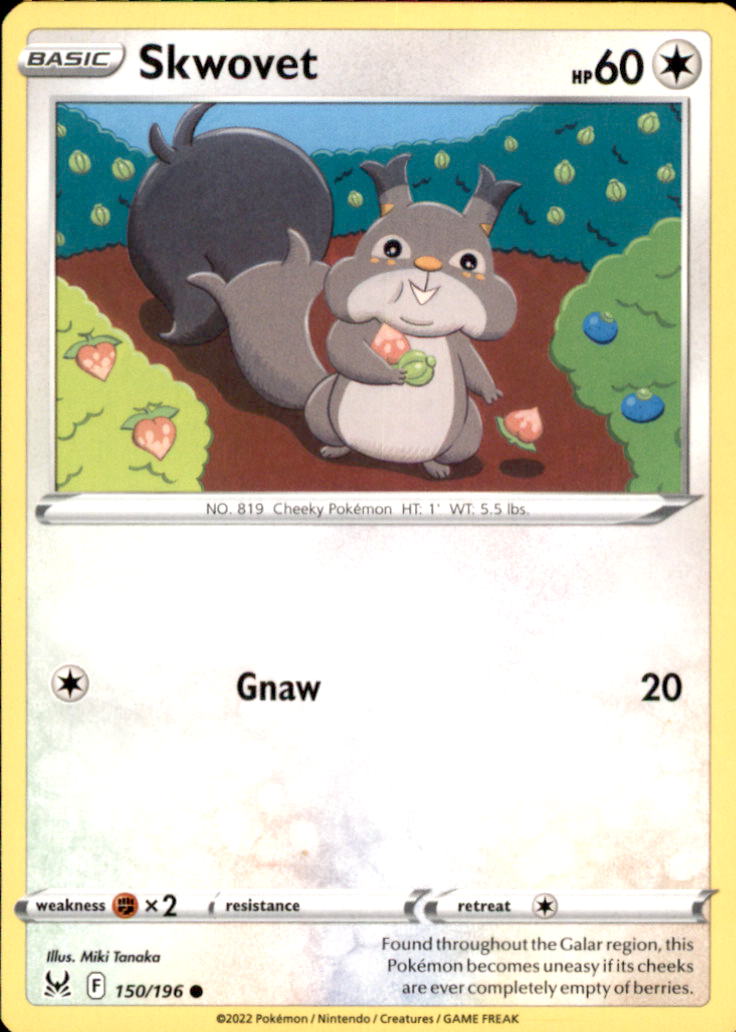 Skwovet Common SWSH11: Lost Origin 150/196 NM