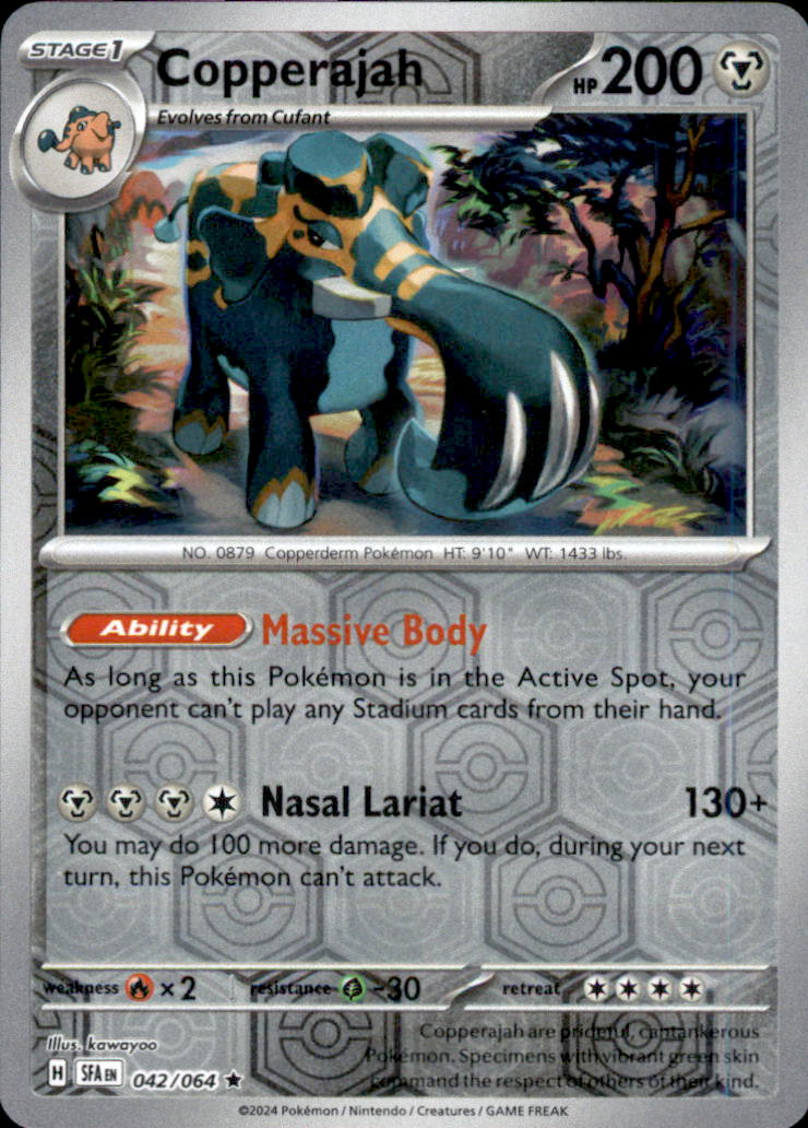 Copperajah Reverse Holo Rare SV: Shrouded Fable 042/064 NM