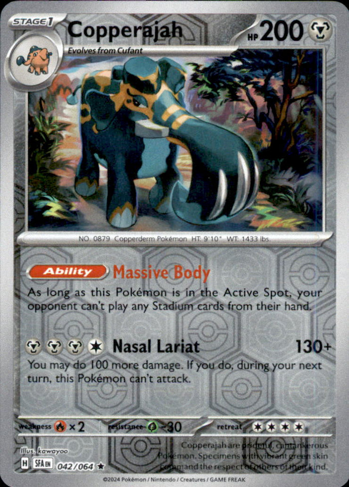 Copperajah Reverse Holo Rare SV: Shrouded Fable 042/064 NM