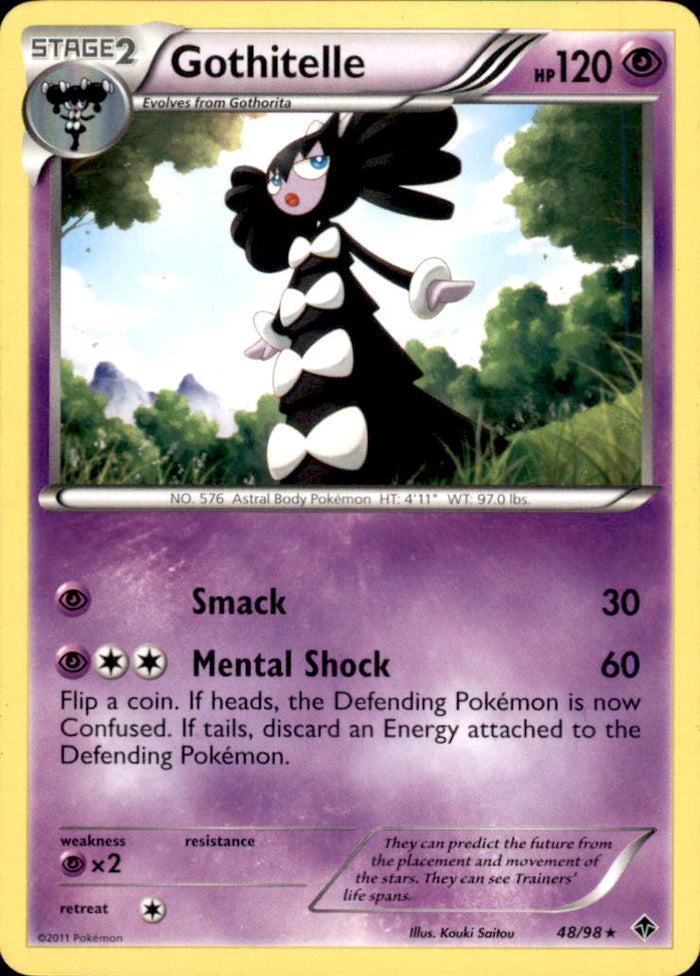 Gothitelle (48) Rare Emerging Powers 48/98 NM