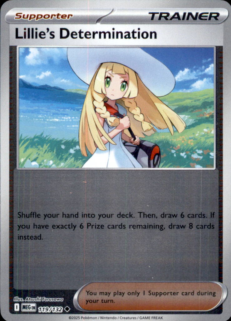 Lillie's Determination Reverse Holo Uncommon ME: Ascended Heroes 192/217 NM