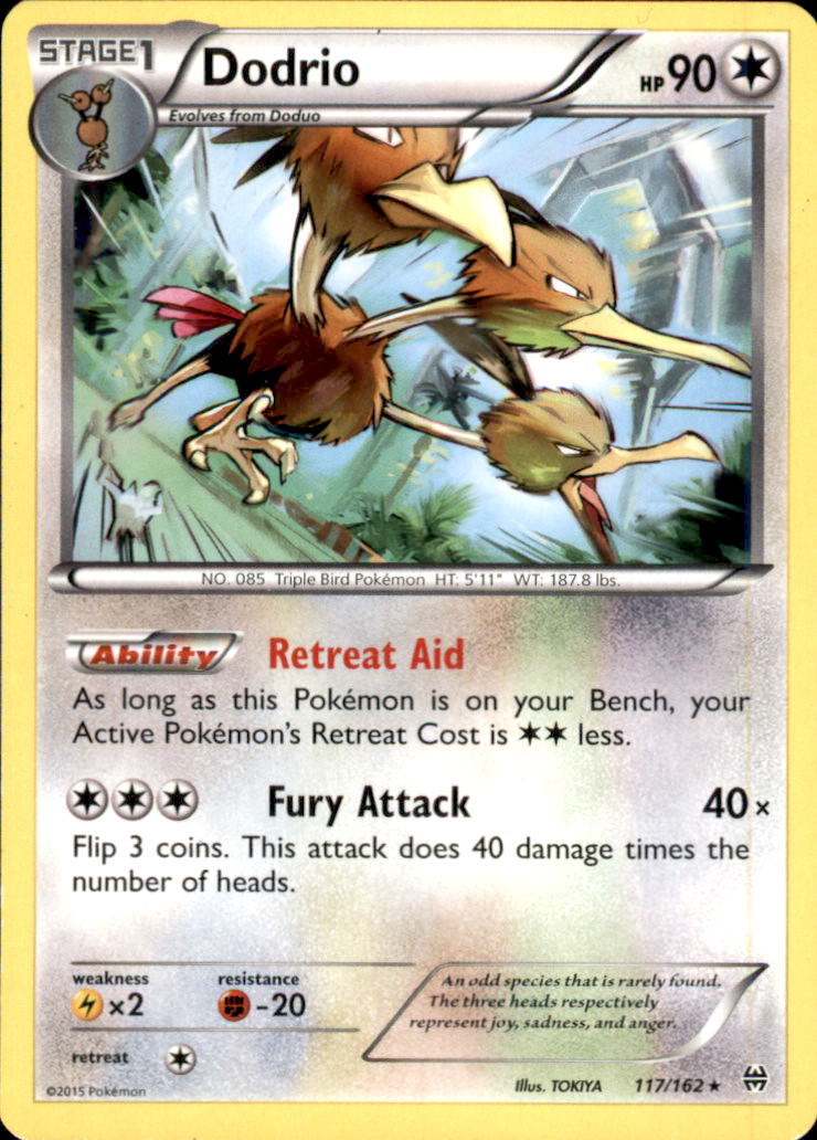 Dodrio Rare Generations 56/83 NM