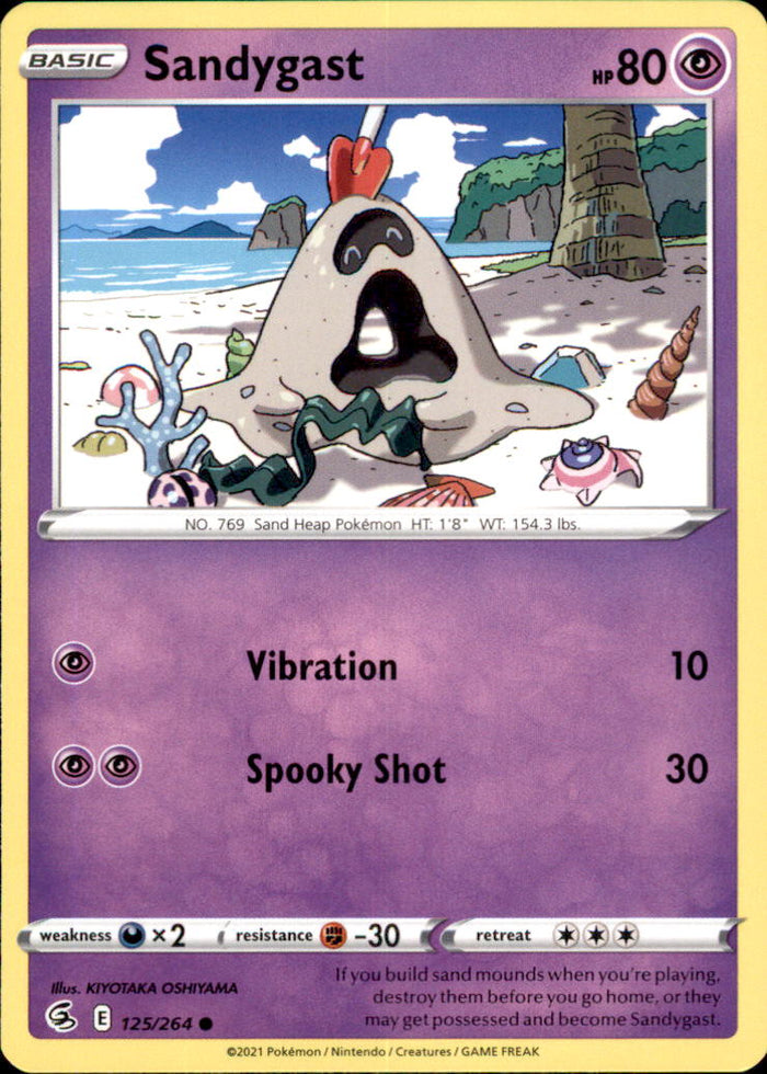 Sandygast Common SWSH08: Fusion Strike 125/264 NM