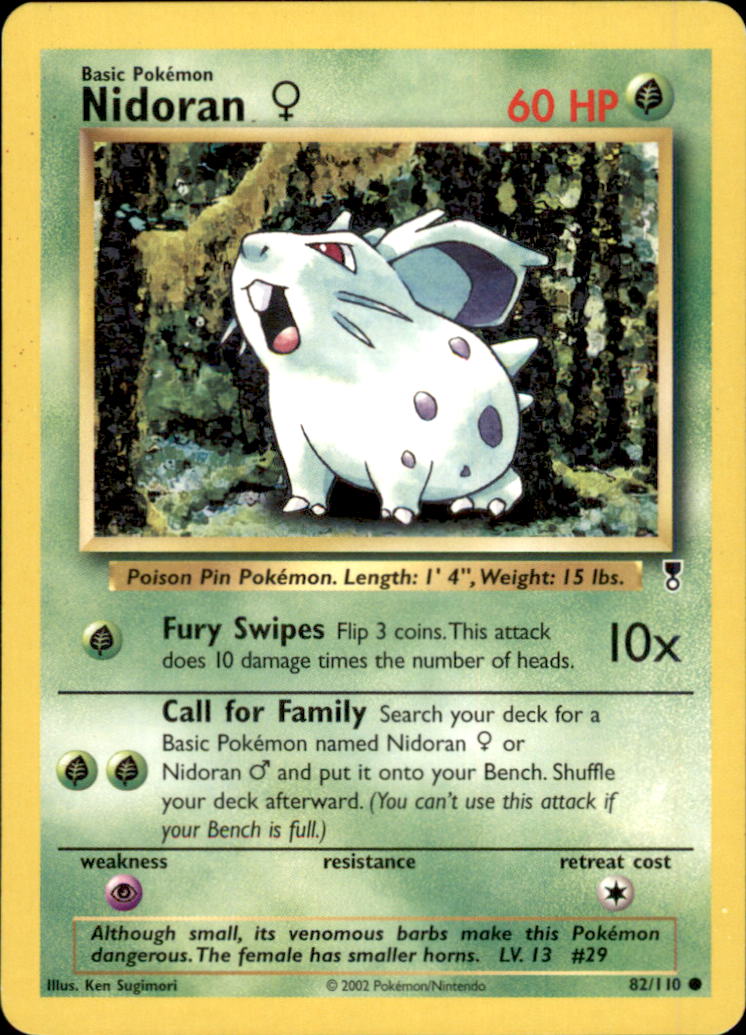 Nidoran F Common Legendary Collection 082/110 LP