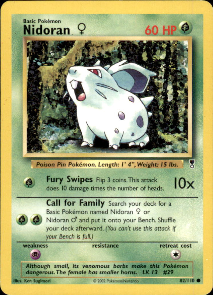 Nidoran F Common Legendary Collection 082/110 LP