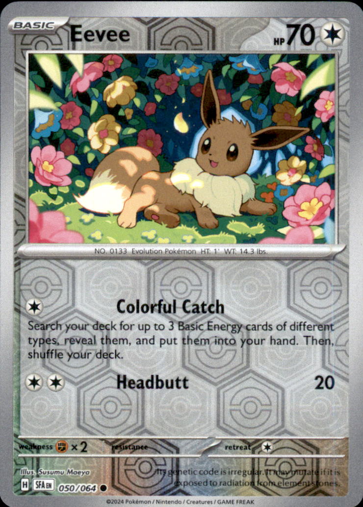 Eevee Reverse Holo Common SV: Shrouded Fable 050/064 NM