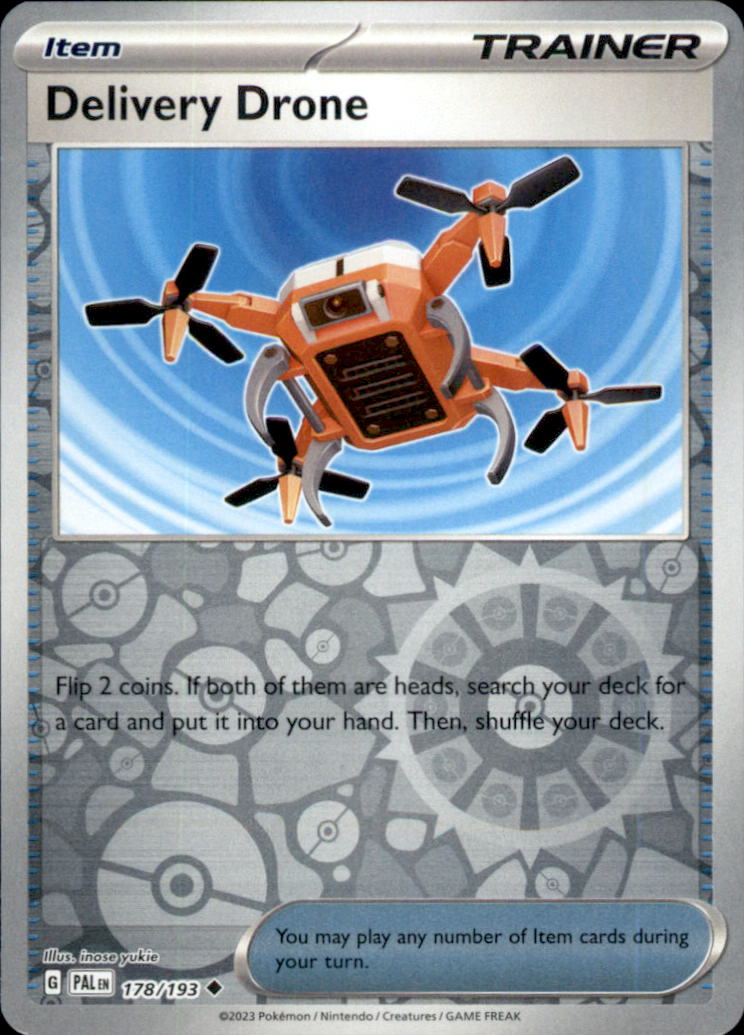 Delivery Drone Reverse Holo Uncommon SV02: Paldea Evolved 178/193 NM