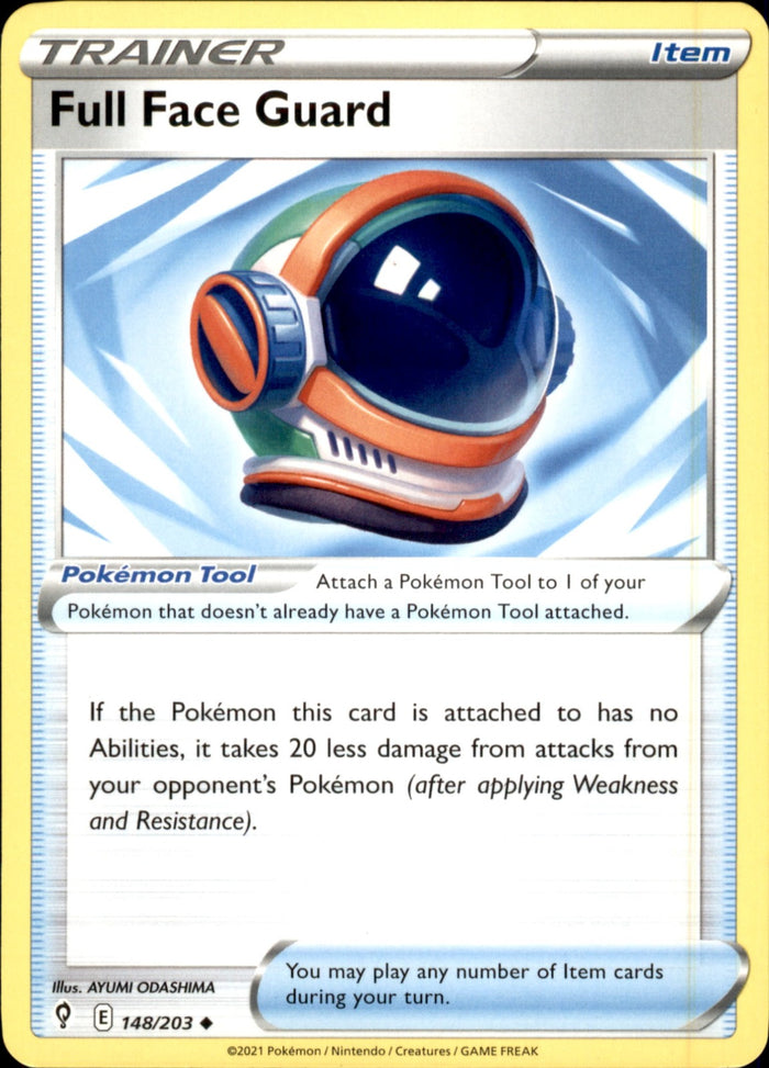 Full Face Guard Uncommon SWSH07: Evolving Skies 148/203 NM