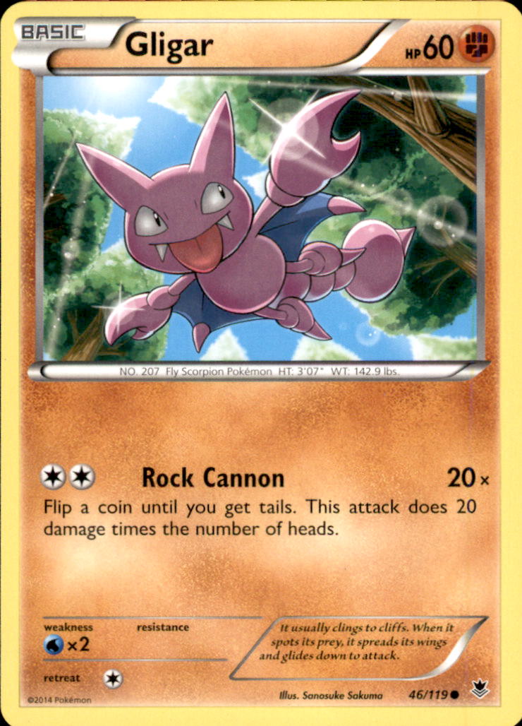Gligar Common XY - Phantom Forces 46/119 NM