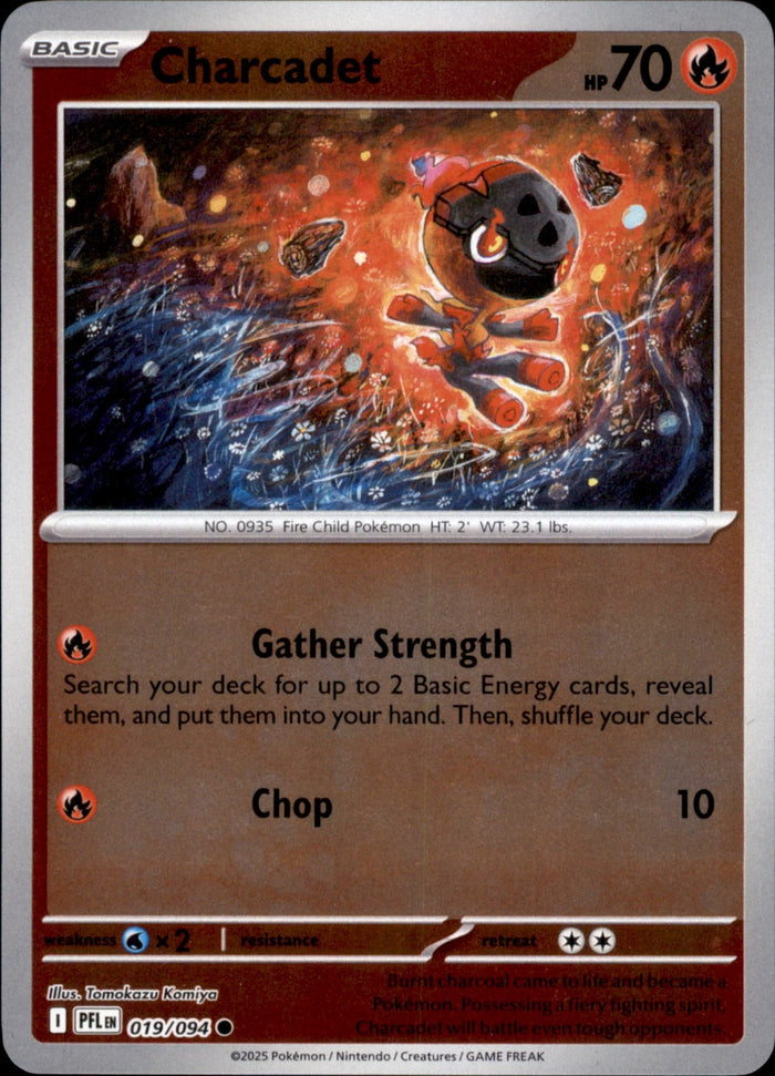 Charcadet Reverse Holo Common ME02: Phantasmal Flames 019/094 NM