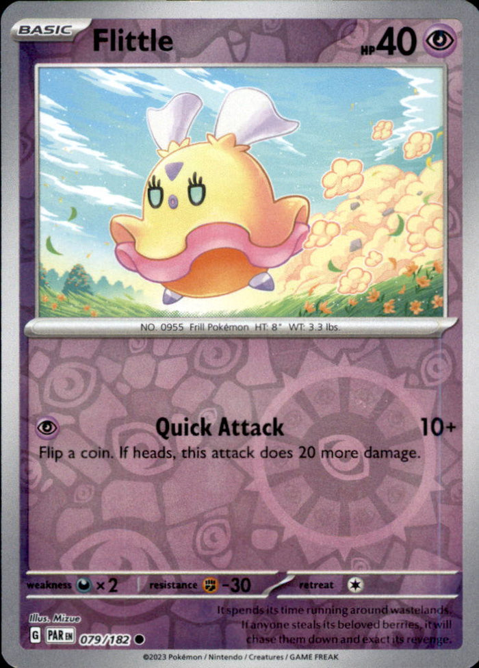 Flittle Reverse Holo Common SV04: Paradox Rift 079/182 NM