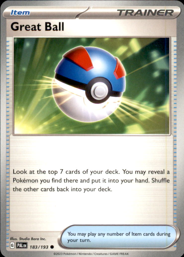 Great Ball Common SV02: Paldea Evolved 183/193 NM