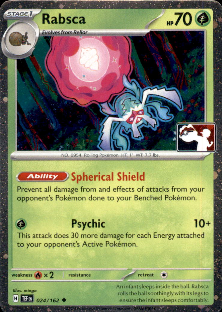 Rabsca (Cosmos Holo) Holo Uncommon Prize Pack Series Cards 024/162 NM