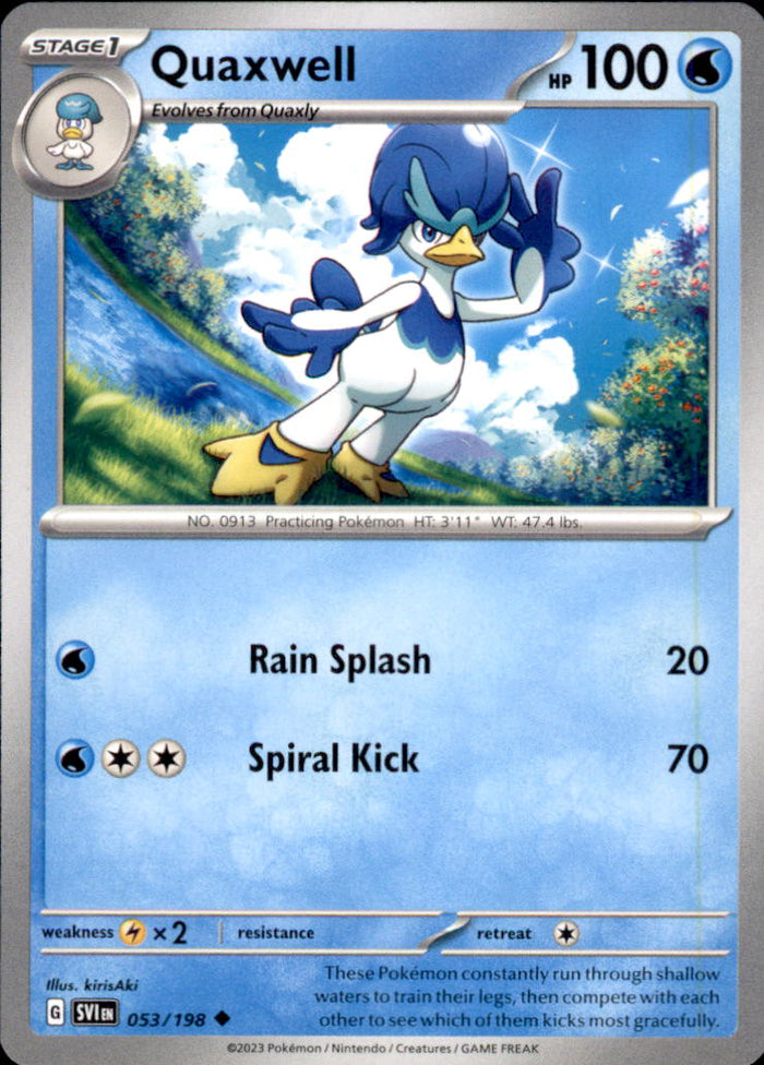 Quaxwell Uncommon SV01: Scarlet & Violet Base Set 053/198 NM