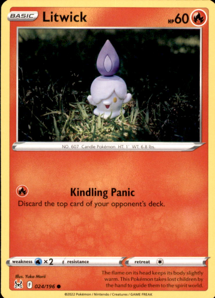 Litwick Common SWSH11: Lost Origin 024/196 NM