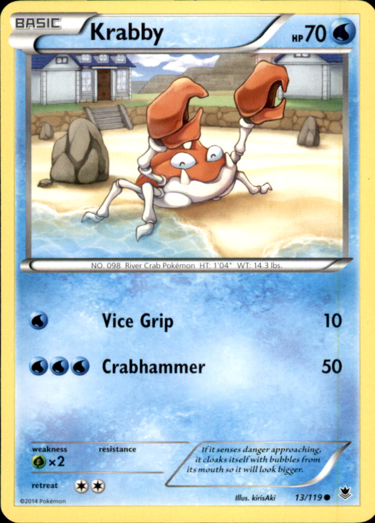 Krabby Common Generations 21/83 NM