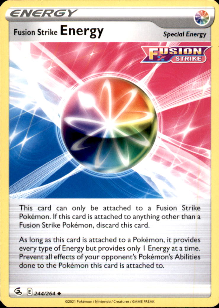 Fusion Strike Energy Uncommon SWSH08: Fusion Strike 244/264 NM