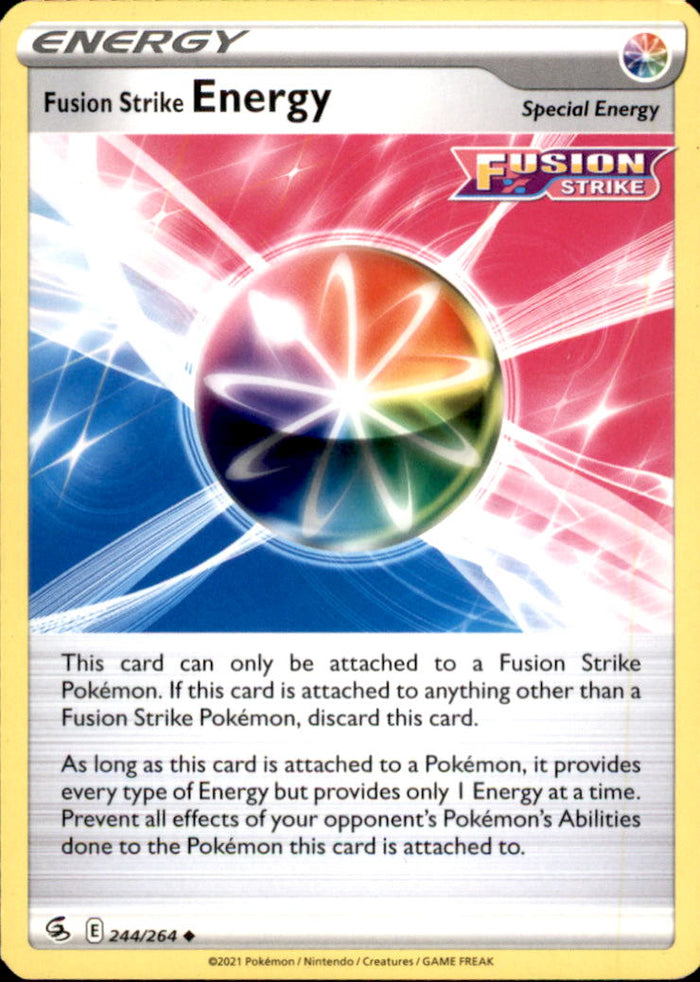 Fusion Strike Energy Uncommon SWSH08: Fusion Strike 244/264 NM