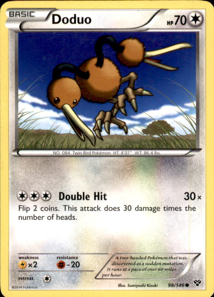 Doduo Common XY Base Set 98/146 NM