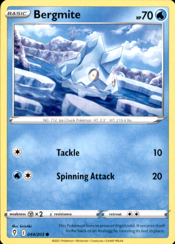 Bergmite Common SWSH07: Evolving Skies 044/203 NM