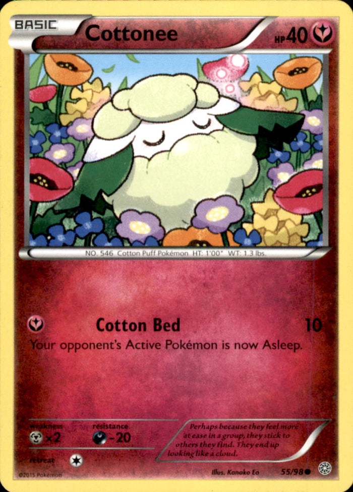 Cottonee Common XY - Ancient Origins 55/98 NM